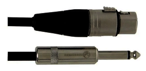 GEWA Mikrofonkabel Pro XLR female / Klinke 6,35 mm 1,5 m