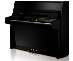 SCHIMMEL Klavier Wilhelm W 114 Modern weiß poliert Messing