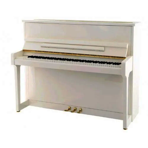 SCHIMMEL Klavier Wilhelm W 114 Tradition weiß poliert Messing